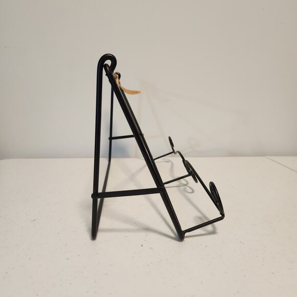 Ewe's View Cookbook Stand - Black Metal - NEW - Picture 3 of 7